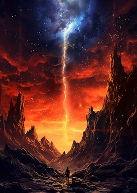 Streak of Huge Lightening