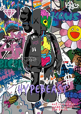 Kaw Kaws Bearbrick Art