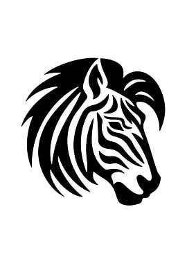 Zebra Stencil Design