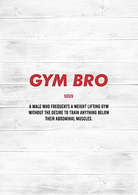 gym bro