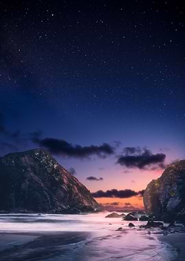 At The Beach During Sunset