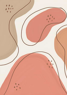 Abstract Pastel Earthy