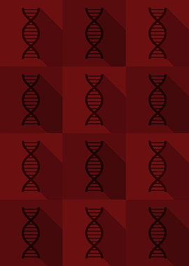 DNA Science Icons Pop Art