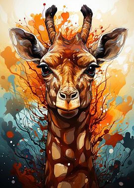 Giraffe portrait