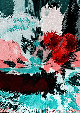 Abstract Acrylic Painting