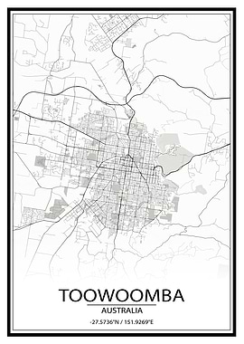 Toowoomba White City Map