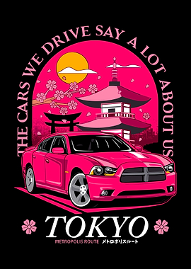 Tokyo Sunset Car