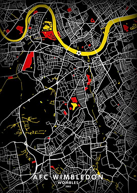 AFC Wimbledon Cherry Red