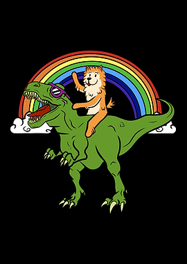 Pomeranian T Rex Dinosaur