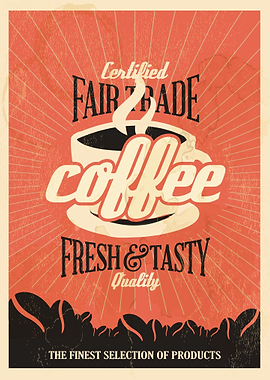Coffee Vintage Retro Art