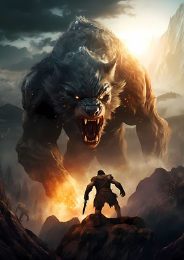 Fantasy Wolf Endboss