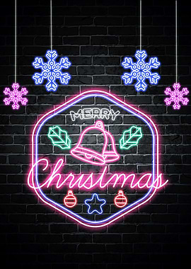 Merry Christmas neon