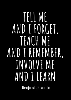 involve me and i learn