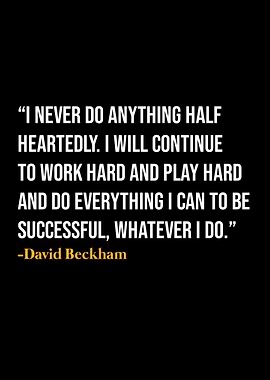 David Beckham Quote