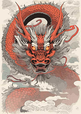 Japanese Dragon Art