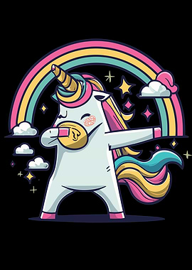 Dabbing Unicorn Unicorn