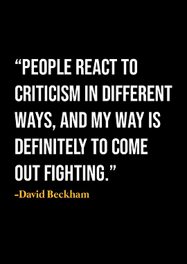 David Beckham Quote
