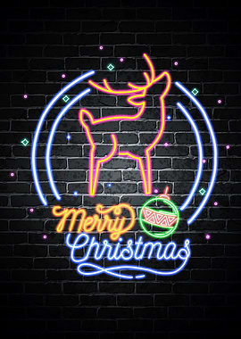 Merry Christmas neon