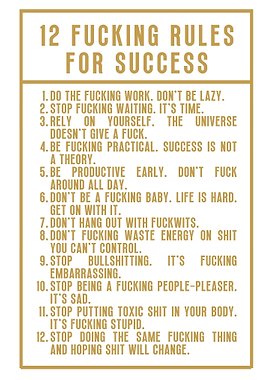 12 Fucking Rules For Focus