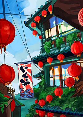 Japanese Lantern Town