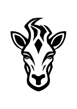 Giraffe Stencil Design