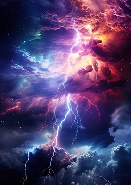 Rainbow Thunderstorm