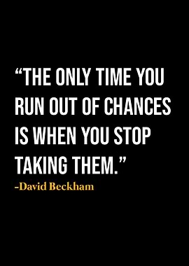 David Beckham Quote