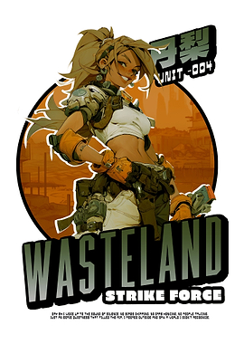 Cool Army Girl Dystopia