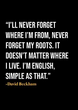 David Beckham Quote