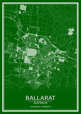 Ballarat AU Green City Map