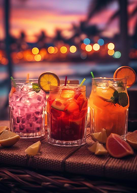 Tasty Cocktails Beach Life