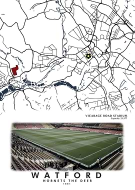 Vicarage Road Stadium Vic