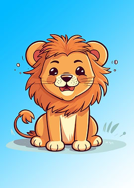 cute lion