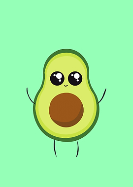 avocado cute baby