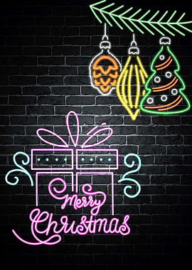 Merry Christmas neon