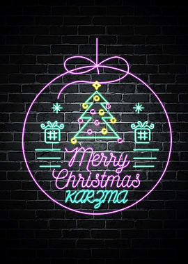 Merry Christmas neon
