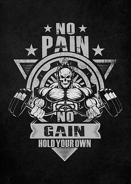 Gym Motivation Quote Art