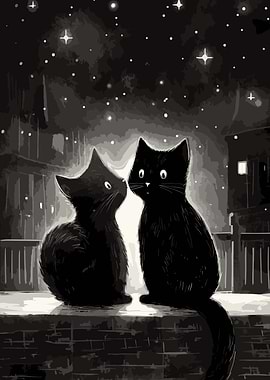 Black And White Cats