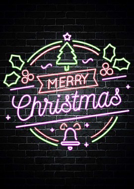 Merry Christmas neon