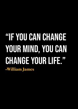 William James Quote