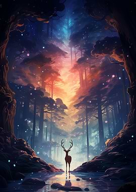 Wildlife in Space Deer