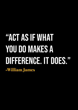 William James Quote