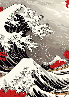 Kanagawa Ukiyo Painting