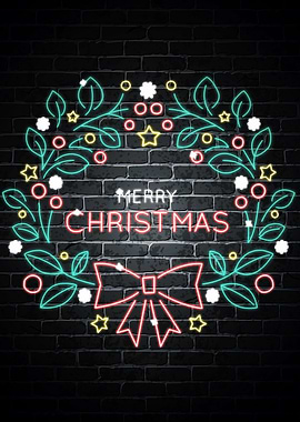 Merry Christmas neon
