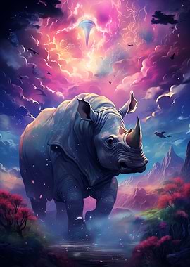 Magical Sky Rhino