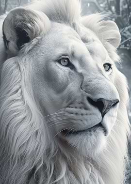 White Fantasy Lion