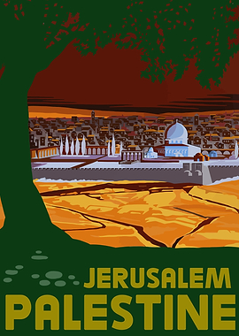 Vintage Palestine Poster