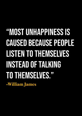 William James Quote