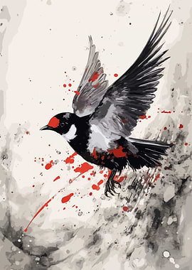 Bird Japanese Painting