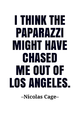 Nicolas Cage quote